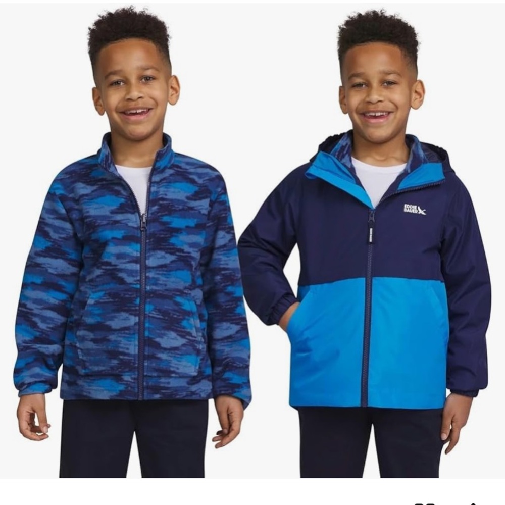 Eddie Bauer Boy’s Lone Peak 3 in 1 Jacket